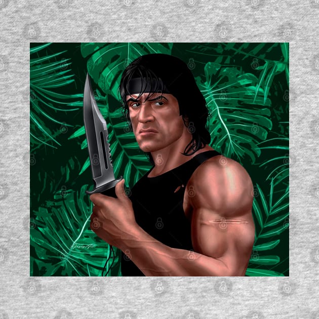 First Blood Rambo by PjesusArt